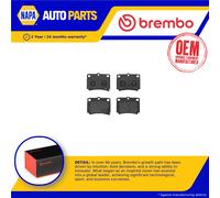 Brake Pads Set fits MITSUBISHI CHALLENGER Mk1 2.5D Rear 1997 on 4D56-T Brembo