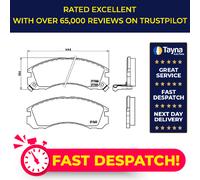 Brake Pads Set fits MITSUBISHI DELICA 2.8D Front 94 to 02 4M40-T Brembo 4605A492