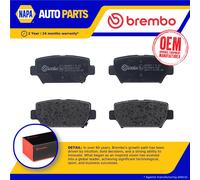 Brake Pads Set fits MITSUBISHI ECLIPSE GK 1.5 Rear 2017 on 4B40 Brembo 4605B997