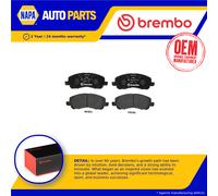 Brake Pads Set fits MITSUBISHI GALANT Mk6 Front 2.0 2.4 2.5 2.0D 1996 on Brembo