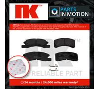 Brake Pads Set fits MITSUBISHI MIRAGE A05A 1.0 Front 2012 on NK 4605A272 Quality