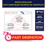 Brake Pads Set fits MITSUBISHI OUTLANDER 2.3D Rear 2013 on 4N14 Brembo 4605A802