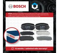 Brake Pads Set fits MITSUBISHI PAJERO Mk3 2.4D Front 2015 on 4N15 Bosch 4605B475
