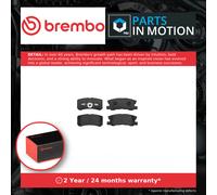 Brake Pads Set fits MITSUBISHI PAJERO Mk3, Mk4 Rear 3.0 2.5D 3.2D 2000 on Brembo