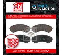 FEBI BILSTEIN 16582 Brake pad set