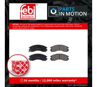 Brake Pads Set fits MITSUBISHI PAJERO/SHOGUN Mk1, Mk2 Front 90 to 01 DBP511118