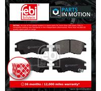 Febi 16128 Brake Pad Set Fits Mitsubishi 45022SB2780 DBP51111