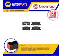 Brake Pads Set fits MITSUBISHI PAJERO/SHOGUN Mk2, Mk3, Mk4 Rear 1999 on Brembo