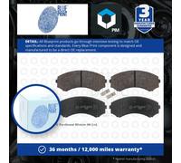 Brake Pads Set fits MITSUBISHI PAJERO/SHOGUN Mk3, Mk4 3.2D Front 2000 on 4M41