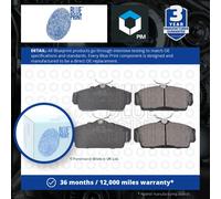 Brake Pads Set fits NISSAN ALMERA N16 2.2D Front 00 to 06 Blue Print D1060BM50A