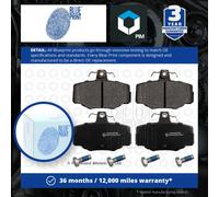 Brake Pads Set fits NISSAN ALMERA N16, V10 1.8 Rear 00 to 06 QG18DE Blue Print