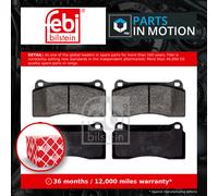 febi bilstein 116094 Brake Pad Set, 1 unit