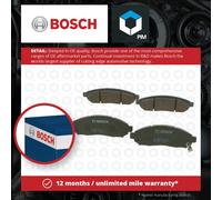 Brake Pads Set fits NISSAN LEAF ZE0 Front 10 to 14 Bosch AY040NS130 DA060EB326