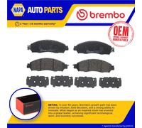 Brake Pads Set fits NISSAN LEAF ZE1 Front 2017 on EM57 Brembo AY040NS178 Quality