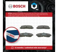 Brake Pads Set fits NISSAN MICRA K11 1.0 Front 92 to 02 CG10DE Bosch 410601F025