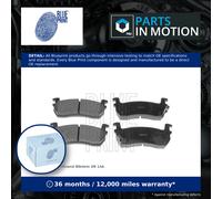 Brake Pads Set fits NISSAN MICRA K11 1.0 Front 92 to 03 CG10DE Blue Print New