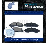 Brake Pads Set fits NISSAN MICRA K11 1.0 Front 92 to 03 CG10DE Blue Print New