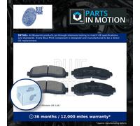Brake Pads Set fits NISSAN MICRA K11 1.4 Front 00 to 03 CGA3DE Blue Print New