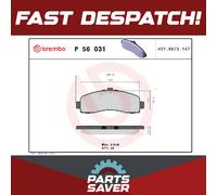 Brake Pads Set fits NISSAN MICRA K11 1.4 Front 00 to 03 CGA3DE Brembo 410601F025
