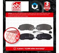 Brake Pads Set fits NISSAN NV400 X62 2.3D Front 2011 on 4106000Q0L 4106000Q1E