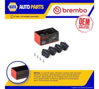 Brake Pads Set fits NISSAN PRIMASTAR X83 1.9D Rear 2001 on Brembo 4406000Q2E New
