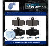 Brake Pads Set fits NISSAN ALMERA N16, V10 1.8 Rear 00 to 06 QG18DE Blue Print
