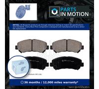 Brake Pad set ADN142139 by Blue Print Front Axle - Single set