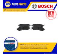 Brake Pads Set fits NISSAN PATHFINDER R51 Front 4.0 2.5D 3.0D 05 to 14 Bosch New
