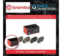 Brake Pads Set fits NISSAN QASHQAI J11 1.6 Front 2014 on MR16DDT Brembo Quality