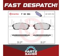 Brake Pads Set fits NISSAN TIIDA C11, SC1 1.8 Front 04 to 12 MR18DE Brembo New