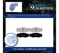 Brake Pads Set fits NISSAN VANETTE CARGO HC 2.3D Front 94 to 02 LD23 Blue Print