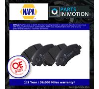 Brake Pads Set fits NISSAN QASHQAI J10 2.0D Front 07 to 13 NAPA 5581057L00 New