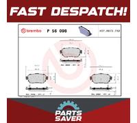 Brake Pads Set fits NISSAN X-TRAIL T32 1.6 Rear 2015 on MR16DDT Brembo Quality