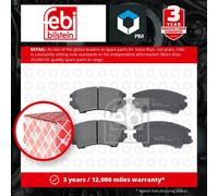 Brake Pads Set fits OPEL ASTRA H, J Front 2006 on A18XER 013237751 13237751 Febi