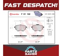 Brake pads P 61 122 BREMBO for CITROËN PEUGEOT OPEL VAUXHALL DS TOYOTA FIAT JEEP