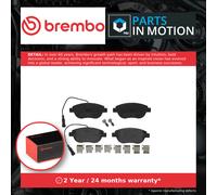 Brake Pads Set fits OPEL COMBO B05 1.6D Front 2013 on Brembo 1605267 1605268 New