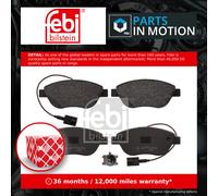 febi bilstein 116057 Brake Pad Set, 1 unit