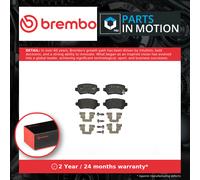 Brake Pads Set fits OPEL COMBO Rear 1.4 1.6 1.3D 1.7D 2001 on Brembo 1605086 New