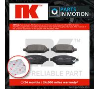 Brake Pads Set fits OPEL KARL C16 1.0 Front 15 to 19 NK 1605324 42349235 Quality