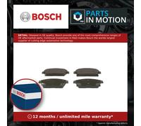 0986 494 434 Front Brake Pad Set 4x Pads Acoustic Wear Indicator Braking Bosch