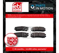 Brake Pads Set fits OPEL MONTEREY A 3.1D Rear 91 to 98 4JG2TC 009192180 1605019