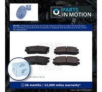 Brake Pads Set fits ISUZU TROOPER Mk2, Mk3 Rear 3.2 3.5 3.0D 3.1D 91 to 04 New