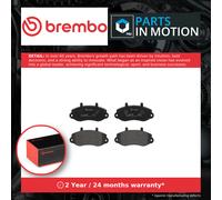 Brake Pads Set fits OPEL MOVANO FD, JD 2.2D Front 2000 on Brembo 1605979 4404777