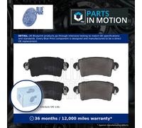 Brake Pad set ADG04247 by Blue Print Rear Axle - Single set