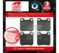 Brake Pads Set fits VAUXHALL OMEGA B 3.0 Rear 94 to 00 X30XE 009192126 1605006