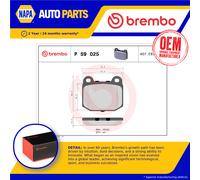 Brake Pads Set fits OPEL SPEEDSTER R97 2.0 Front 02 to 06 Z20LET Brembo 4801292