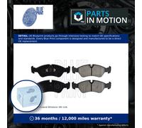 Brake Pads Set fits OPEL VECTRA A, B Front 88 to 03 Blue Print 016192637 Quality