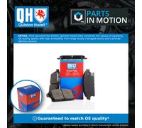 Quinton Hazell Brake Pad Set - 4 OEM Quality Direct Fit Replacement Brake Pads for Single Axle - Front - BP1763