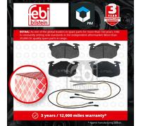 Febi Bilstein 16291 Disc Brake Brake Pad Set Fits Peugeot 106 1.0 i 1.1 i 1.4 i