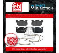 Febi Bilstein 16291 Disc Brake Brake Pad Set Fits Peugeot 106 1.0 i 1.1 i 1.4 i